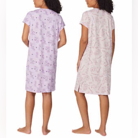 Disney 2 pack Sleep Dress Nightgown Pajamas Mickey and Minnie Mouse - Picture 5 of 7